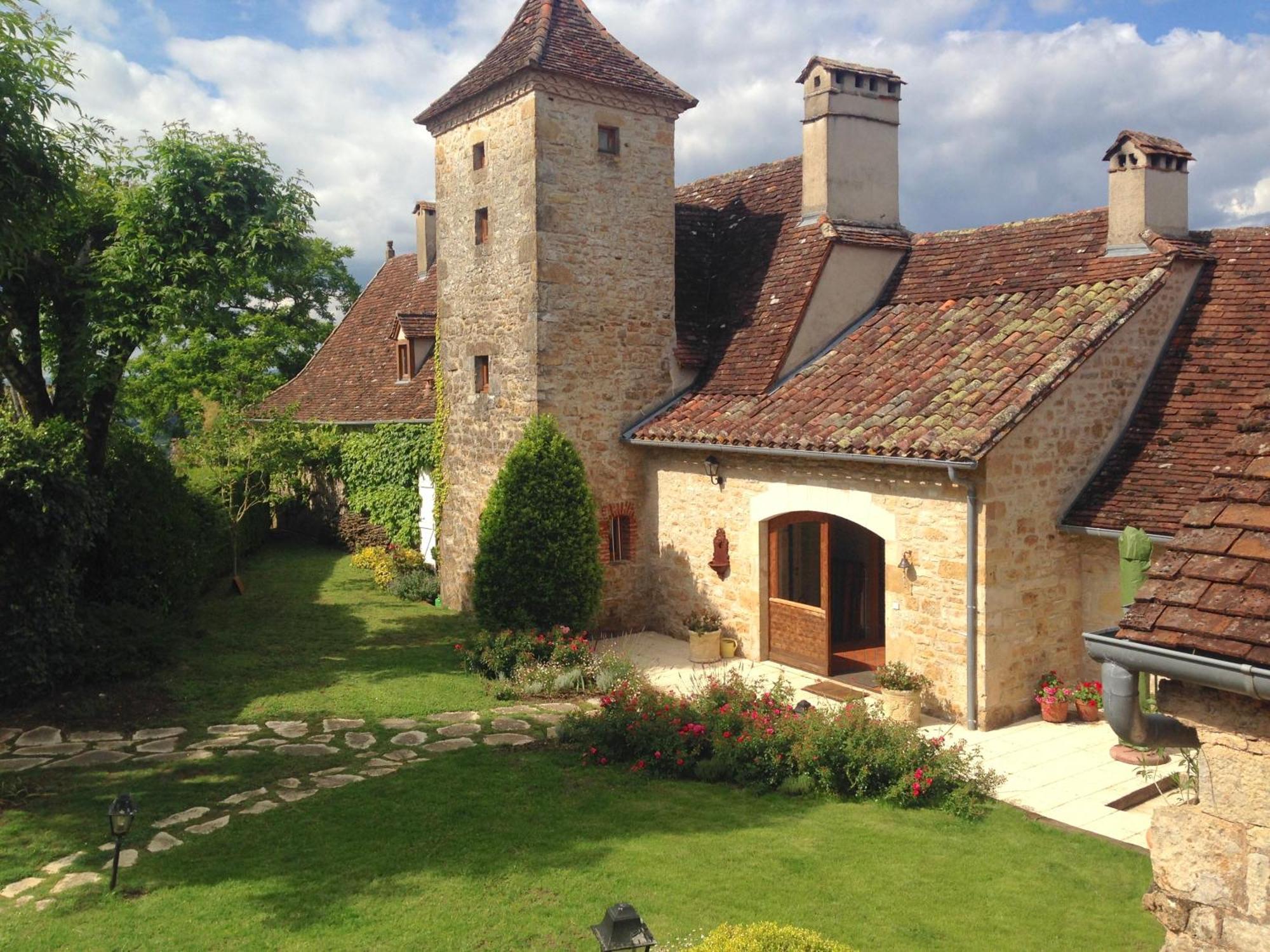 Bed and Breakfast Manoir De Rieuzal Loubressac Экстерьер фото